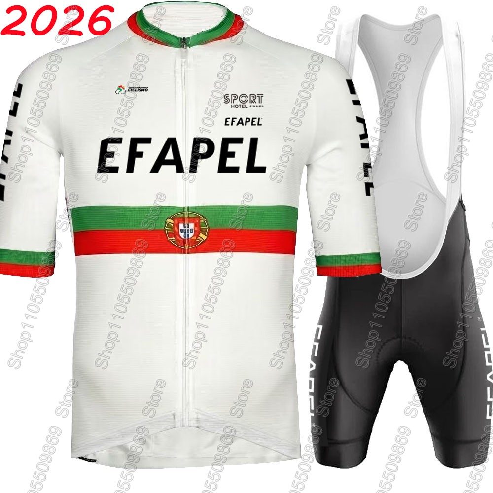 Cycling Bib Shorts - Portugal 2026 Efapel Team Cycling Jersey