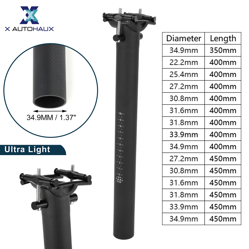 Carbon Fiber Saddle - X Autohaux Bike Seat Posts Ultra