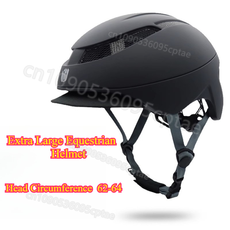 Cycling Gear For Large Men - Oversize Equestrian Helmet 62-64cm Extra Large