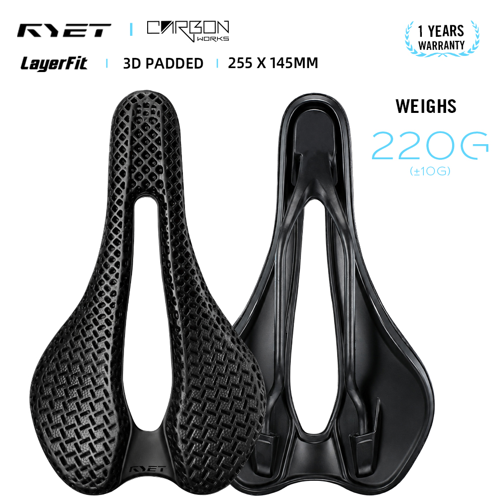 2026 RYET Carbon 3D Printed Bi - đánh giá và giá Carbon Fiber Saddle