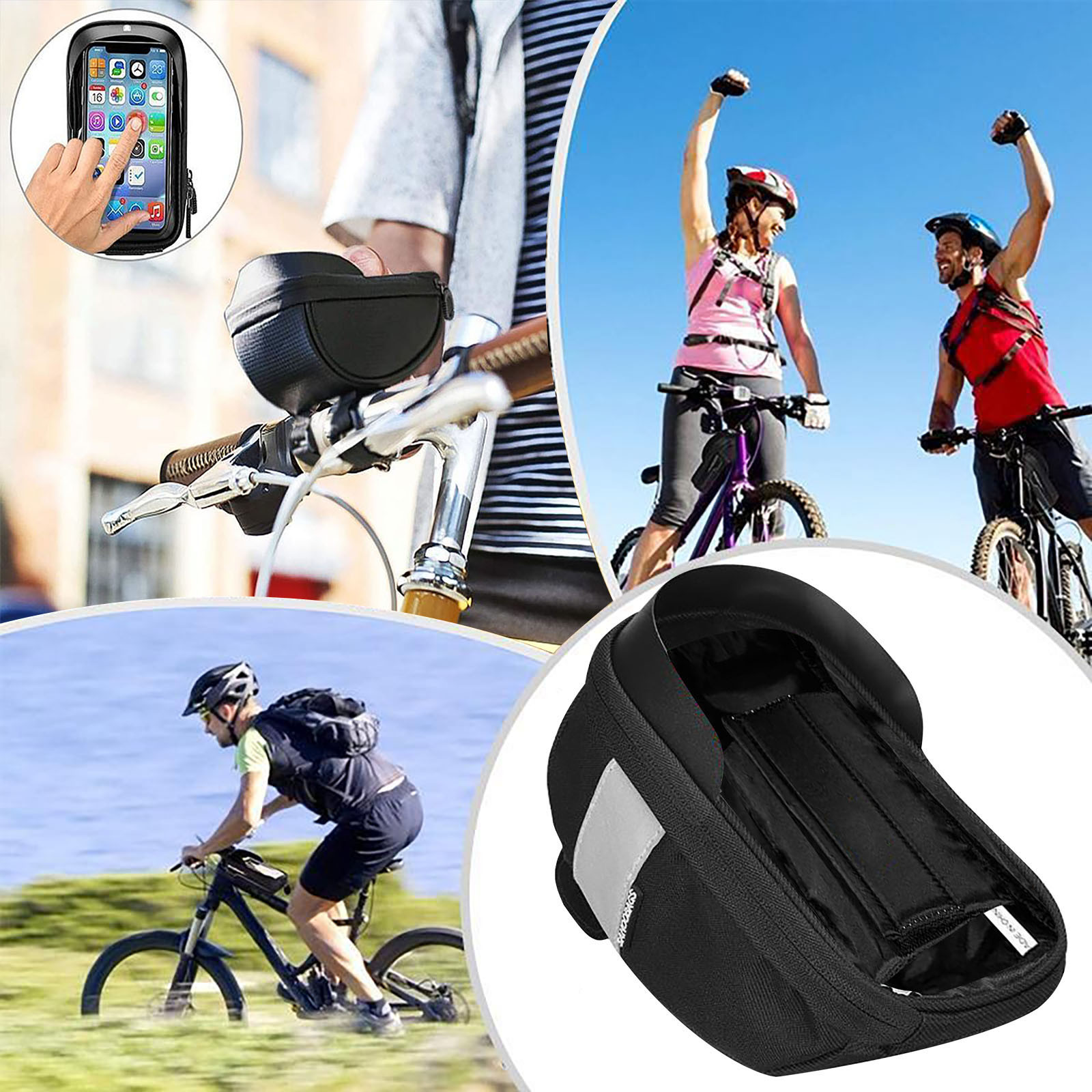 Waterproof Bicycle Phone Bag H - đánh giá và giá Cycling Gear Display