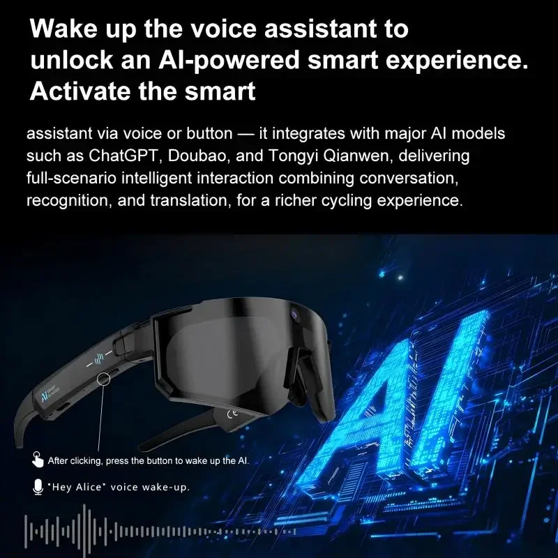 Xiaomi AI Smart Glasses1080P C - đánh giá và giá Cycling Glasses