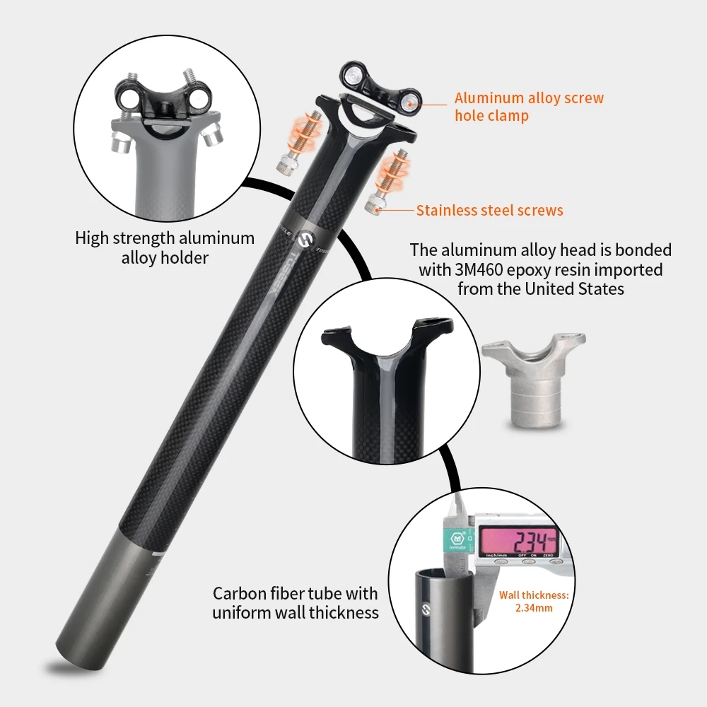 TOSEEK 3K Mờ Full Carbon Sợi X - đánh giá và giá Carbon Fiber Saddle