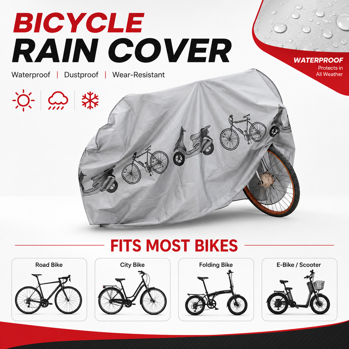 PINMOAP Universal Bicycle Rain - đánh giá và giá Cycling Gear Pack