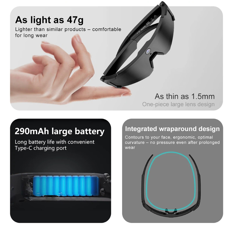 Mijia Al Smart Glasses Cycling - đánh giá và giá Cycling Glasses