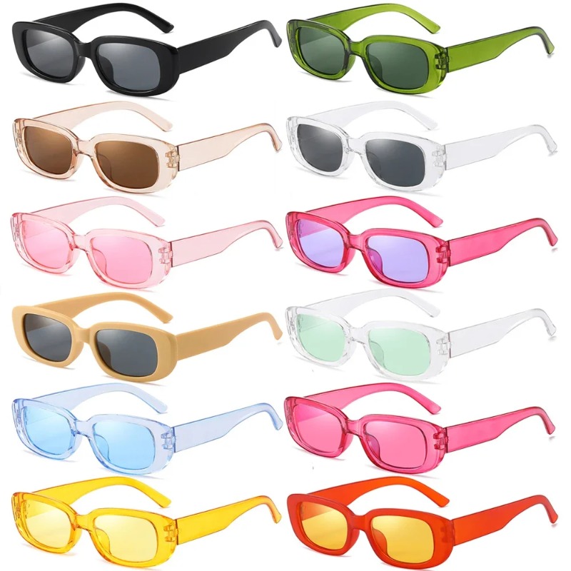 Women Men Steampunk Rectangle  - đánh giá và giá Cycling Glasses
