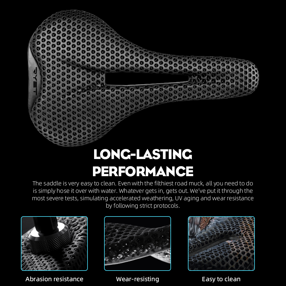 RYET T50 Carbon Fiber 3D Print - đánh giá và giá Carbon Fiber Saddle