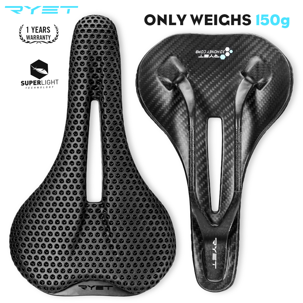 RYET T50 Carbon Fiber 3D Print - đánh giá và giá Carbon Fiber Saddle